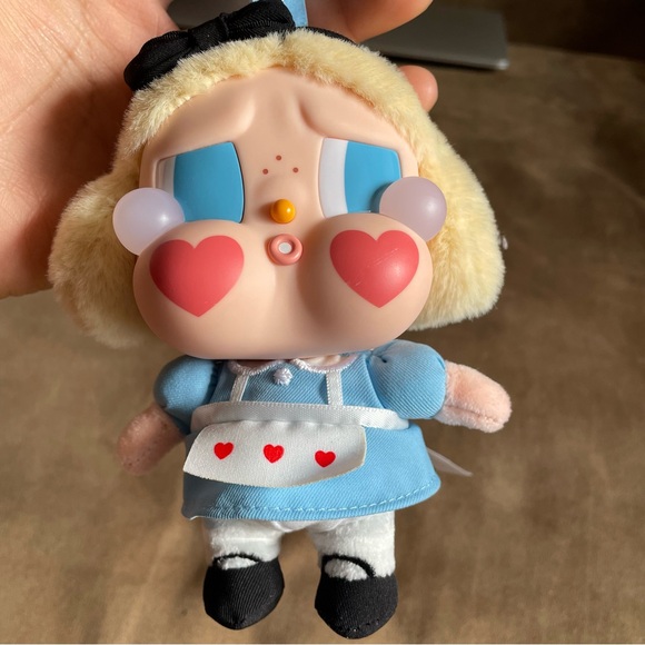 Like New Pop Mart CRYBABY Crying Again Series Plush Keychain - SHE'S ALICE - Picture 2 of 12